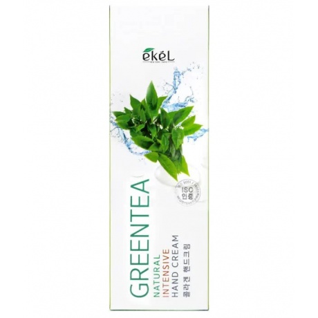 EKEL Питательный крем для рук с экстрактом зеленого чая Green Tea Natural Intensive Hand Cream, 100мл - фото 2