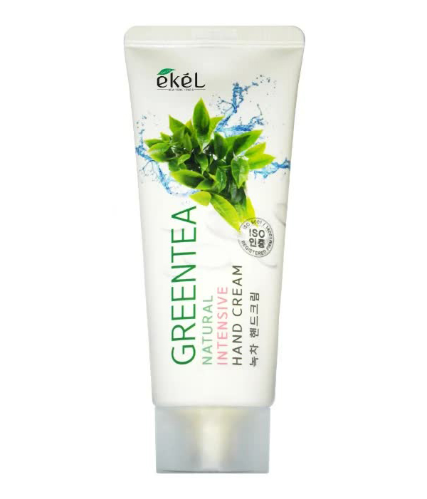 EKEL Питательный крем для рук с экстрактом зеленого чая Green Tea Natural Intensive Hand Cream, 100мл