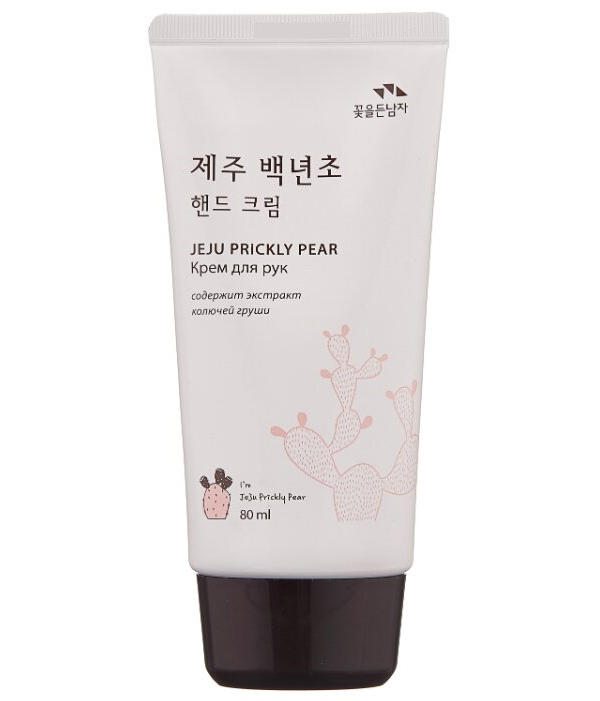 Flor de Man Увлажняющий крем для рук с кактусом Jeju Prickly Pear Hand Cream, 80 мл