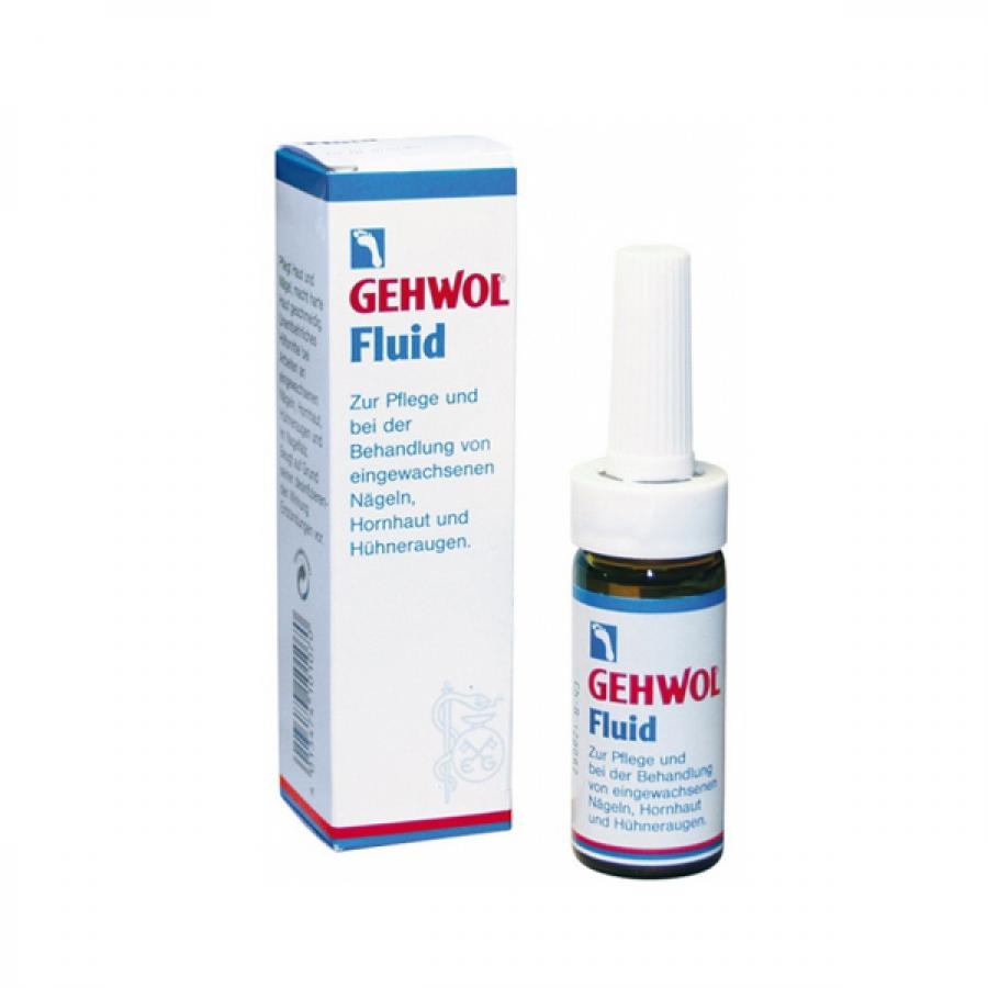 Жидкость Флюид для ног Gehwol Fluid, 15 мл, для ухода за жесткой кожей вокруг ногтей и мозолей