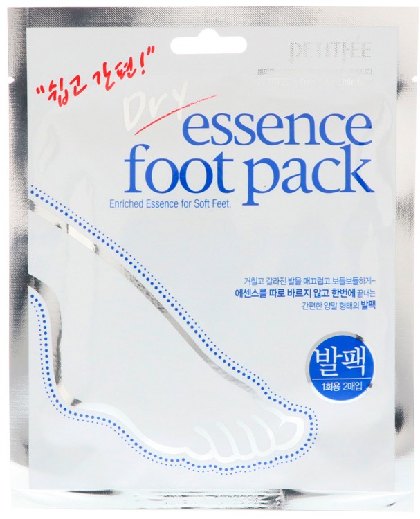 Смягчающая маска для ног Petitfee Dry Essence Foot Pack, 23гр