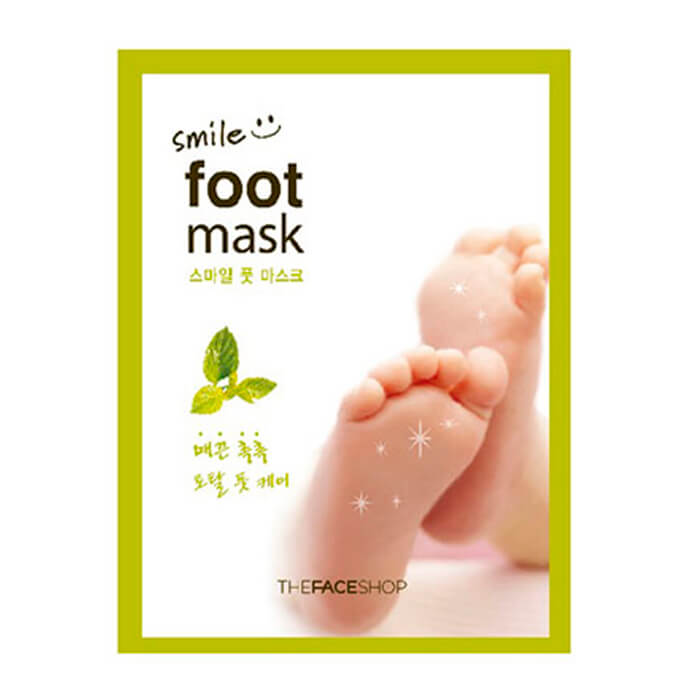 Смягчающая маска для ног The Face Shop Smile Foot Mask