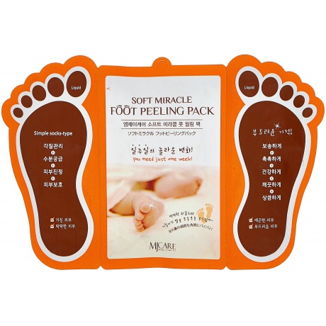 Пилинг для ног Mijin Cosmetics Foot Peeling Pack 2*15 мл - фото 1