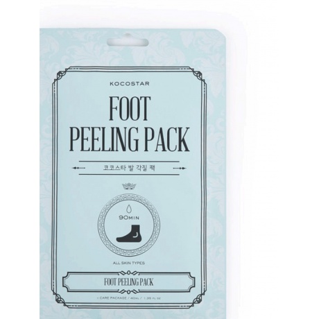 Kocostar Носочки для пилинга Foot Peeling Pack, гладкие пяточки, 40 мл - фото 1