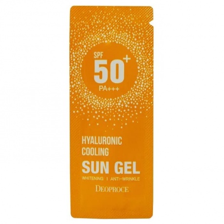 Гель солнцезащитный освежающий Deoproce Hyaluronic Cooling Sun Gel 50г - фото 2