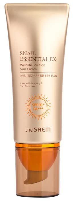 Крем солнцезащитный The Saem Snail Essential EX Wrinkle Solution Sun Cream 40мл