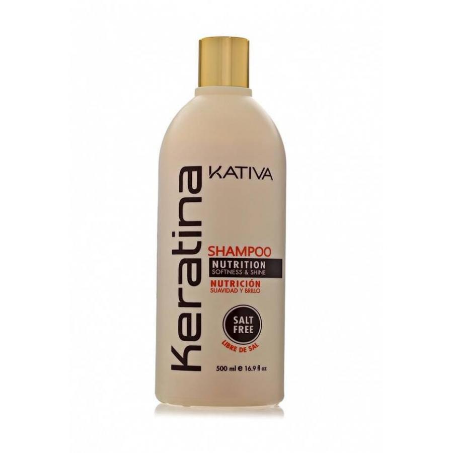 Шампунь для волос Kativa Keratina, 500 мл, укрепляющий с кератином