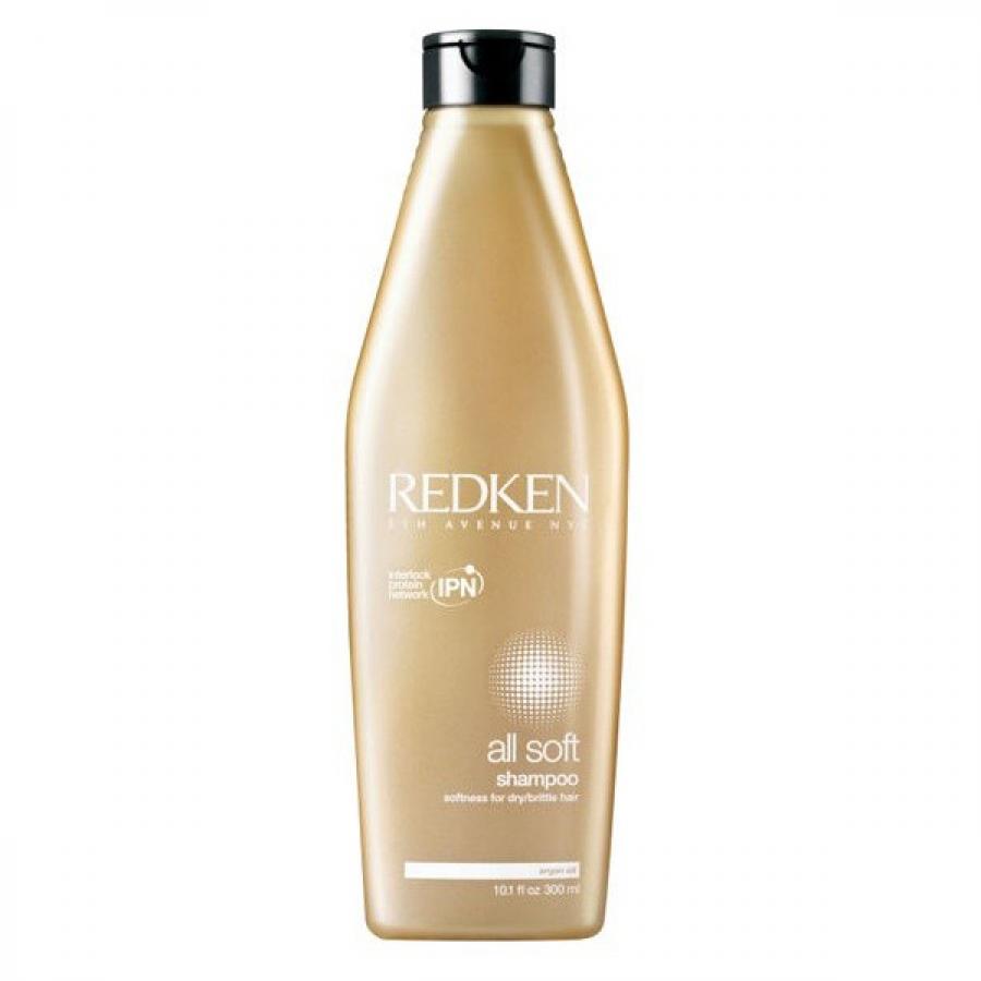 Шампунь для волос Redken All Soft, 300 мл, с аргановым маслом шампунь для волос redken all soft 300 мл