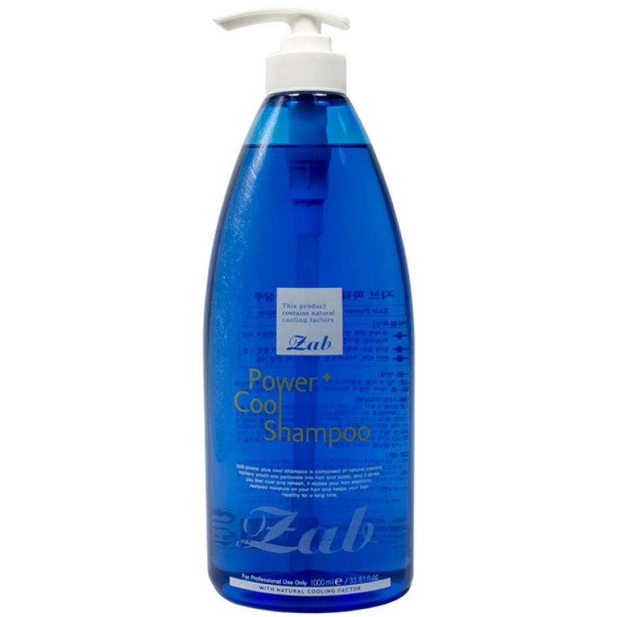 Освежающий шампунь Zab Power Plus Cool Shampoo, 1000 мл