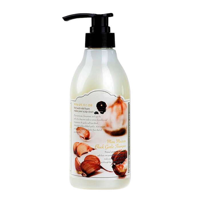 Шампунь для волос с черным чесноком 3W Clinic More Moisture Black Garlic Shampoo, 500 мл