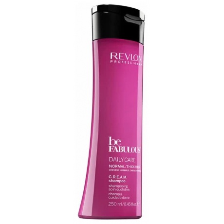 Очищающий шампунь для нормальных густых волос Revlon Professional Be Fabulous C.R.E.A.M. Shampoo, 250 мл - фото 2
