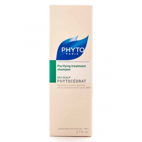 Шампунь себорегулирующий для жирных волос Phytosolba Phytocedrat, 200 мл - фото 2
