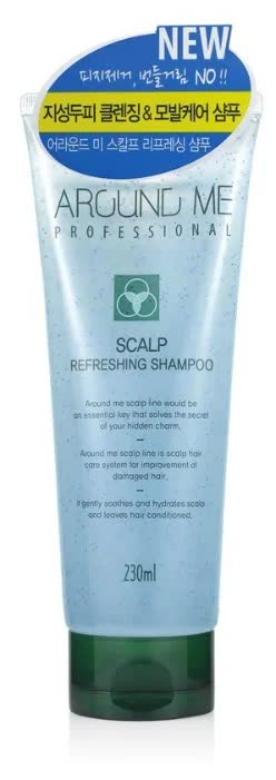 Шампунь для волос и кожи головы тонизирующий Welcos  Around Me Scalp Refreshing Shampoo 230 мл