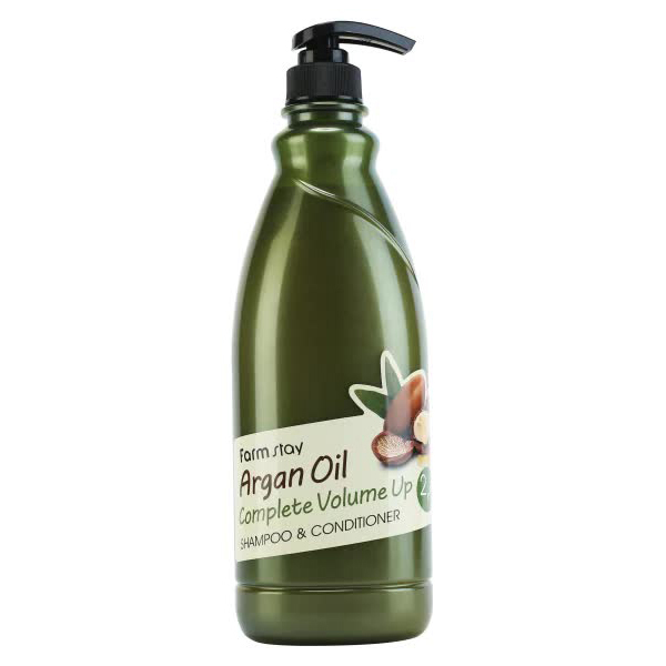 Шампунь - кондиционер с аргановым маслом FarmStay Argan Oil Complete Volume Up Shampoo & Conditioner 530 мл