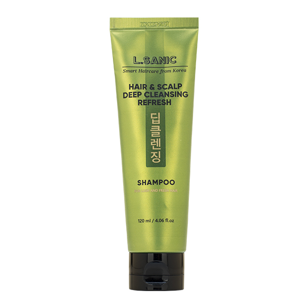 Освежающий шампунь для глубокого очищения волос и кожи головы, 120мл, L.Sanic L.Sanic Hair  Scalp Deep Cleansing Refresh Shampoo, 120ml
