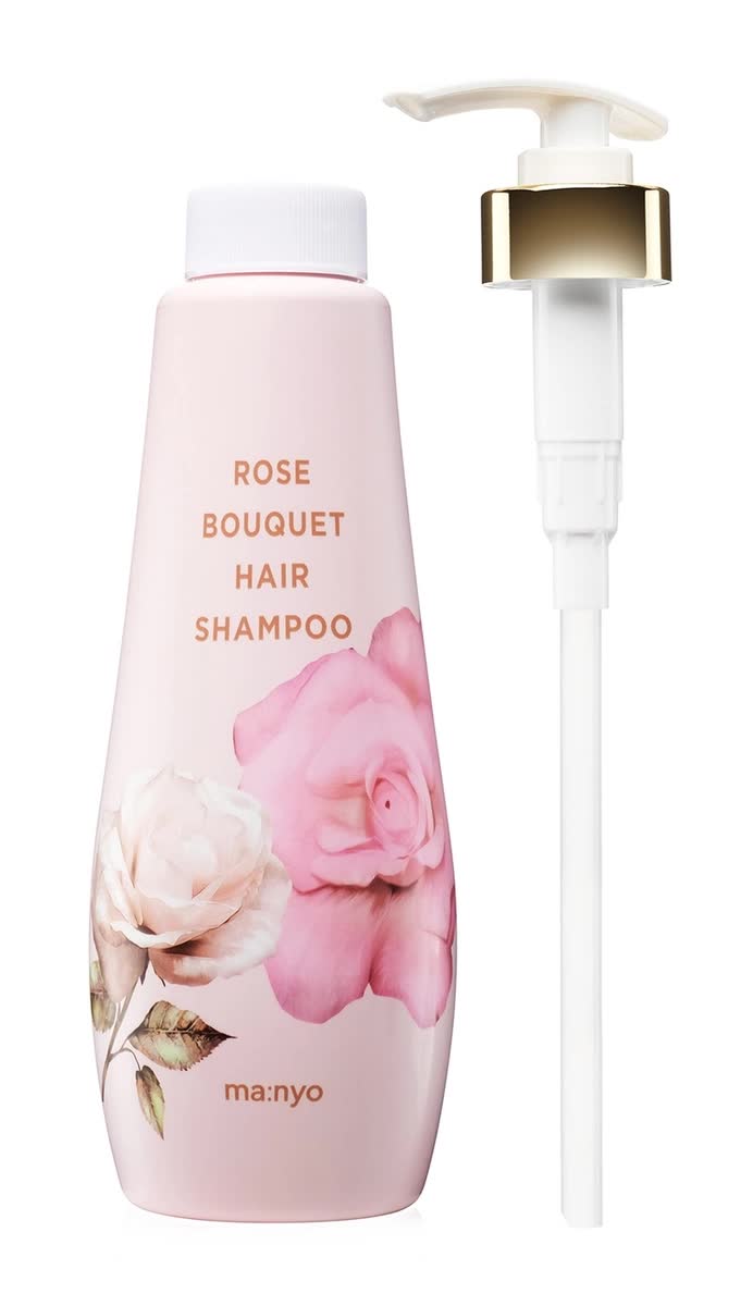 Ma:nyo Шампунь против выпадения волос с ароматом розы Rose Bouquet Hair Shampoo 500мл