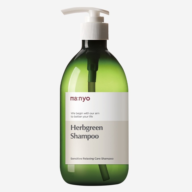Ma:nyo Шампунь для волос с экстрактами трав Herb Green Shampoo 510мл