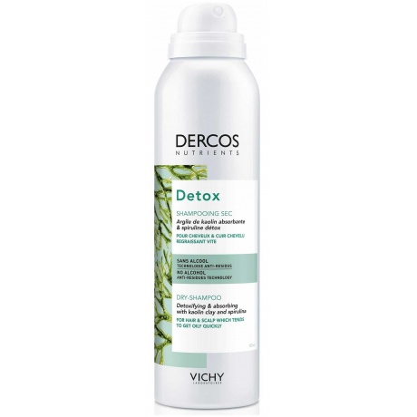 Сухой шампунь Dercos nutrients detox Vichy, 150 мл  - фото 1