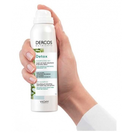 Сухой шампунь Dercos nutrients detox Vichy, 150 мл  - фото 5