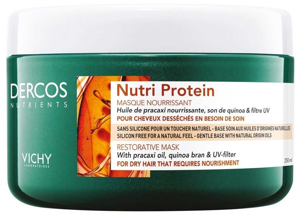 Маска для секущихся и поврежденных волос DERCOS NUTRIENTS Nutri Protein Vichy, 250 мл