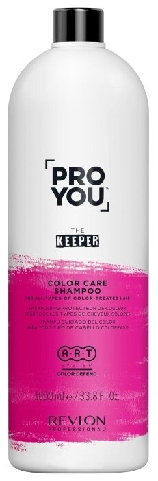 Шампунь Revlon защита цвета для всех типов окрашенных волос Pro You Keeper Color Care Shampoo, 1000 мл