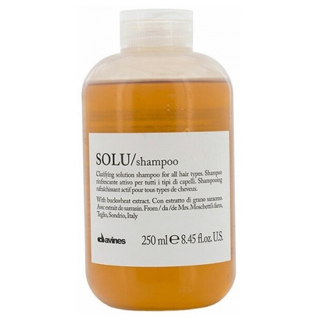 Активно освежающий шампунь для глубокого очищения волос Davines Solu 250 мл, 75026 - фото 1
