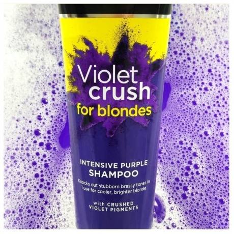 Шампунь с фиолетовым пигментом John Frieda Violet Crush для нейтрализации желтизны светлых волос 250 мл - фото 3