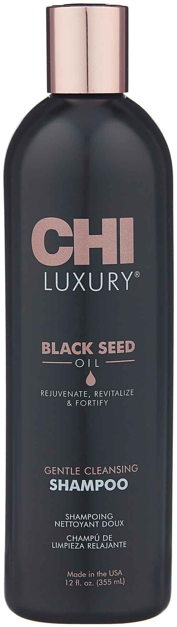Шампунь CHI Luxury с маслом семян черного тмина для мягкого очищения волос, 355 мл, CHILS12