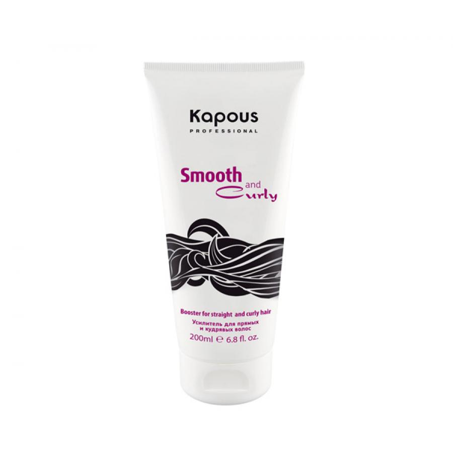Усилитель для прямых и кудрявых волос Kapous Smooth and Curly, 200 мл