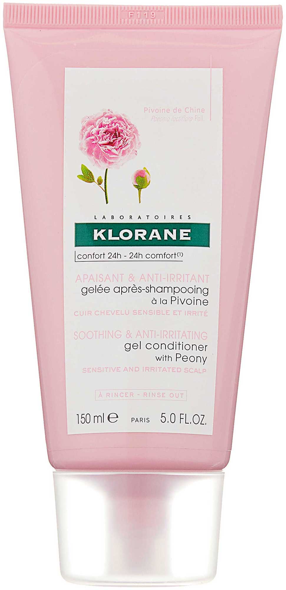 Кондиционер-гель для волос Klorane с органическим экстрактом пиона 50 мл