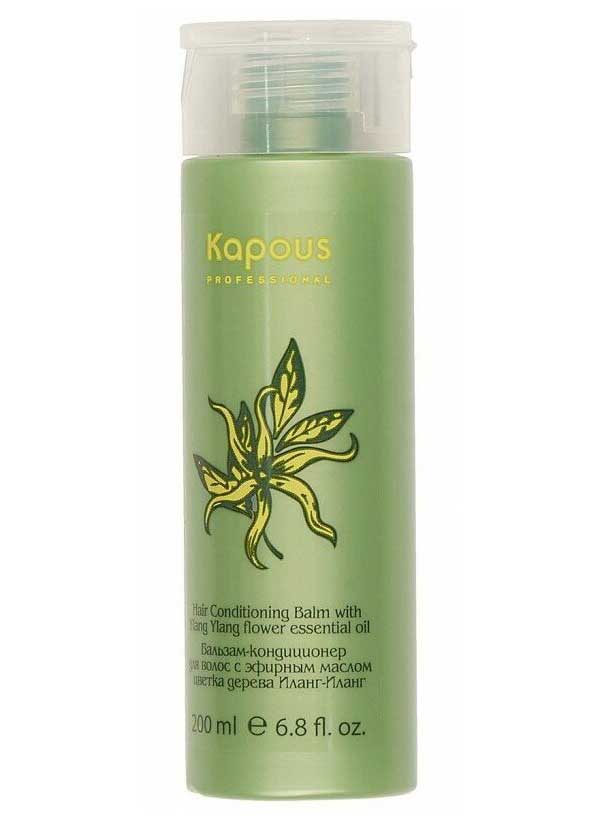 Бальзам-кондиционер для волос Kapous с эфирным маслом цветка дерева Иланг-Иланг 200 мл