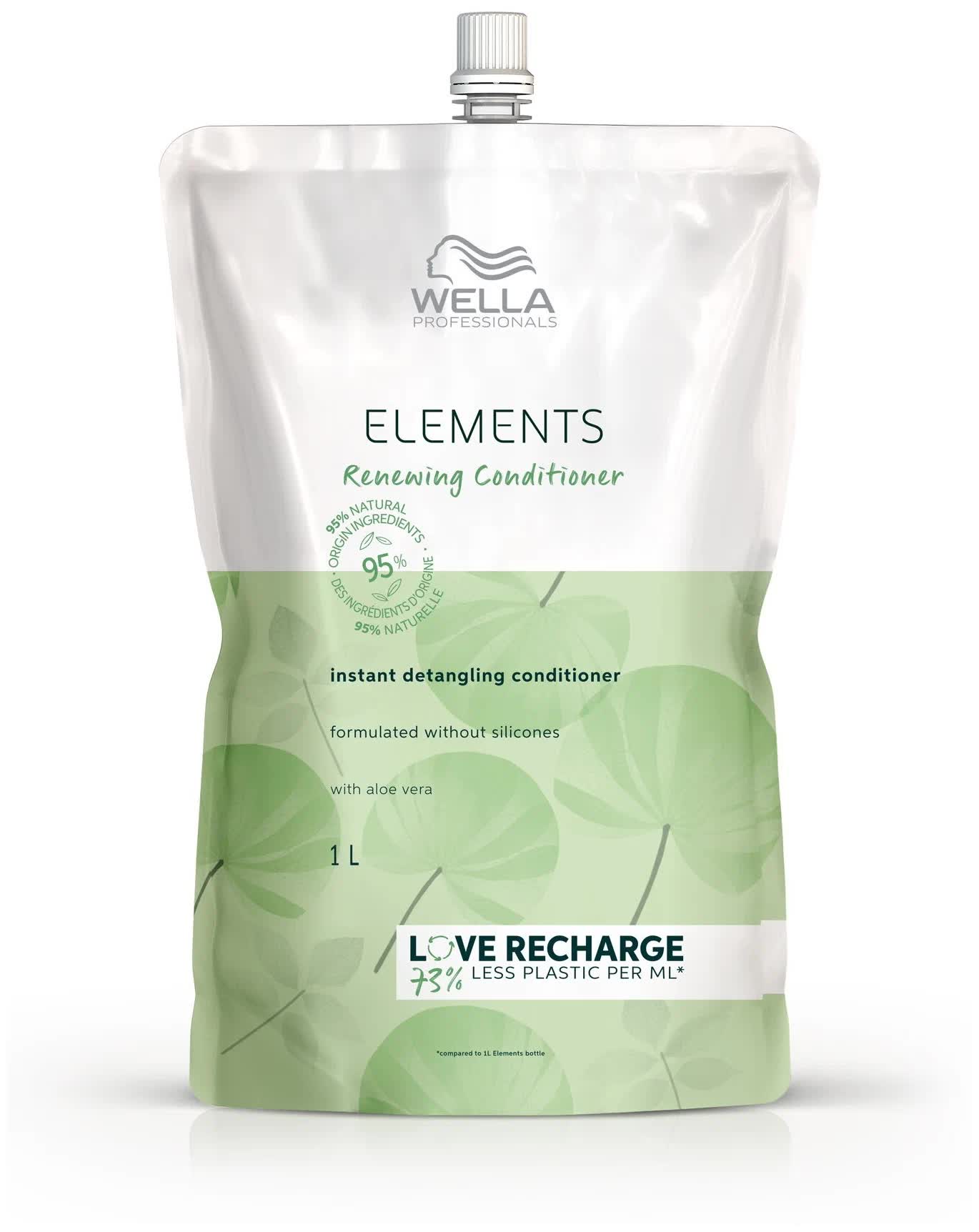 Обновляющий бальзам WELLA PROFESSIONAL Elements Renewing для облегчения расчесывания волос, 1000 мл