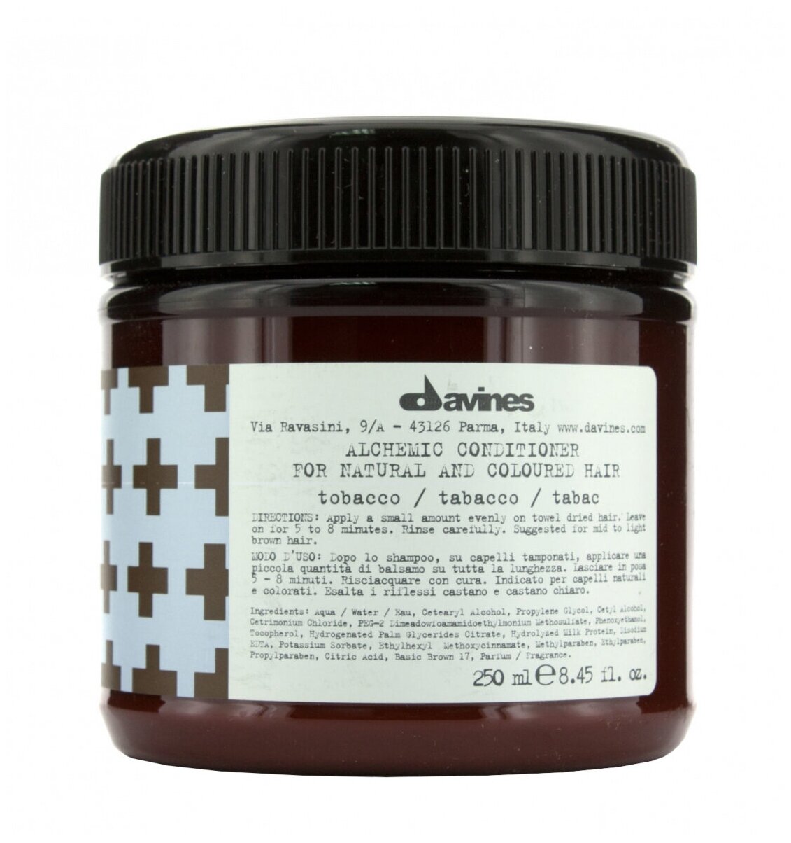 Кондиционер Davines Алхимик для натуральных и окрашенных волос (табак) 250 мл, 67210