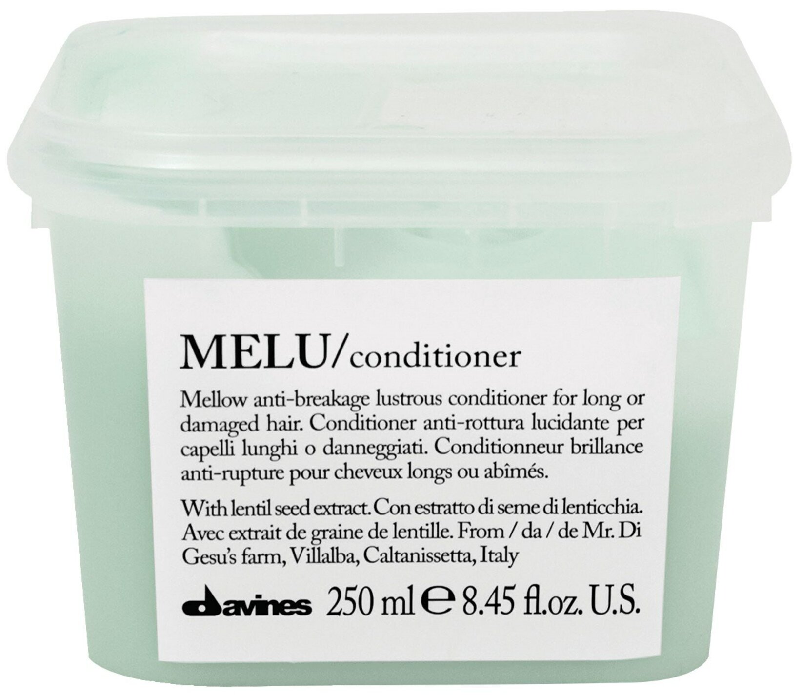 Кондиционер для предотвращения ломкости волос Davines Melu 250 мл, 75521