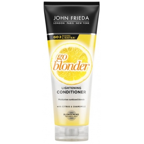 Кондиционер осветляющий John Frieda Sheer Blonde Go Blonder для натуральных, мелированных и окрашенных волос 250 мл - фото 1
