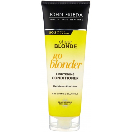 Кондиционер осветляющий John Frieda Sheer Blonde Go Blonder для натуральных, мелированных и окрашенных волос 250 мл - фото 3