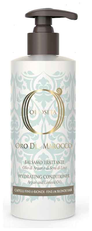 Кондиционер увлажняющий для тонких и светлых волос olioseta oro del morocco