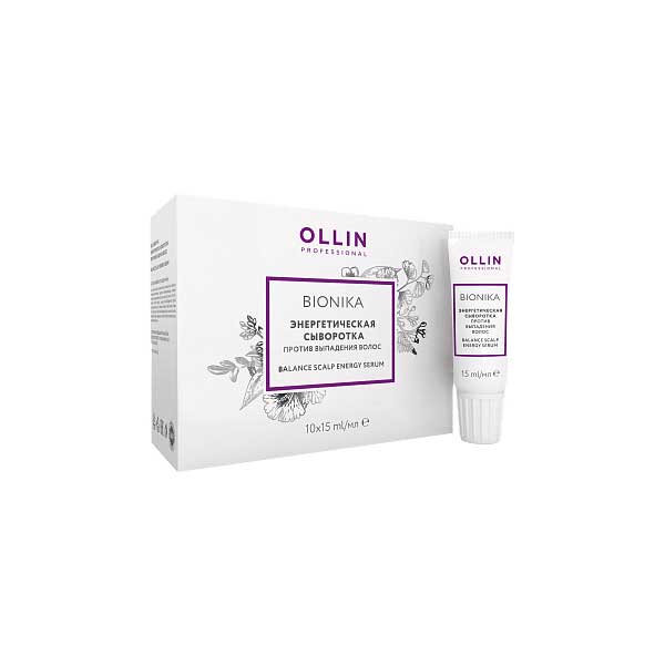 Энергетическая сыворотка Ollin Professional BioNika Плотность волос 6х15мл