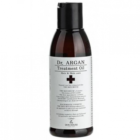 Масло арганы для восстановления волос The Skin House Dr.Argan Treatment Oil, 150мл - фото 2