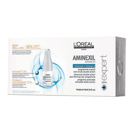 Программа для редеющих волос двойного действия LOreal Professionnel Aminexil Advanced, 42*6 мл - фото 1