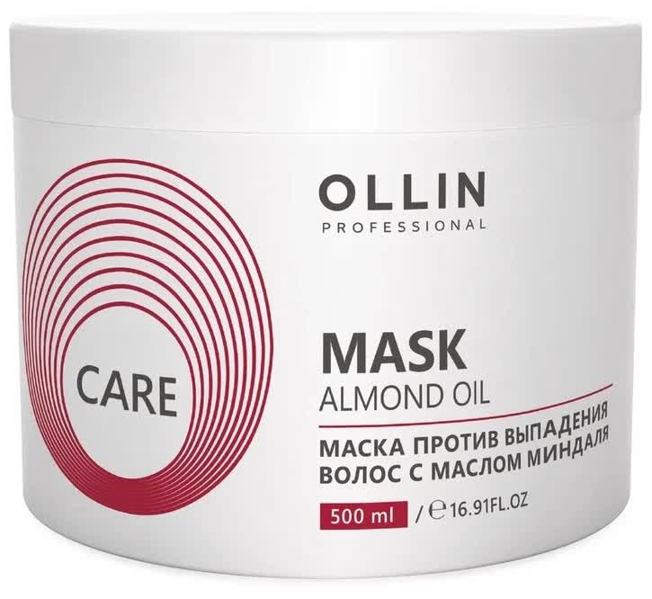 Маска Ollin Professional Care против выпадения волос с маслом миндаля 500мл
