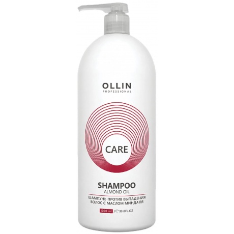 Шампунь Ollin Professional Care против выпадения волос с маслом миндаля 1000мл - фото 1