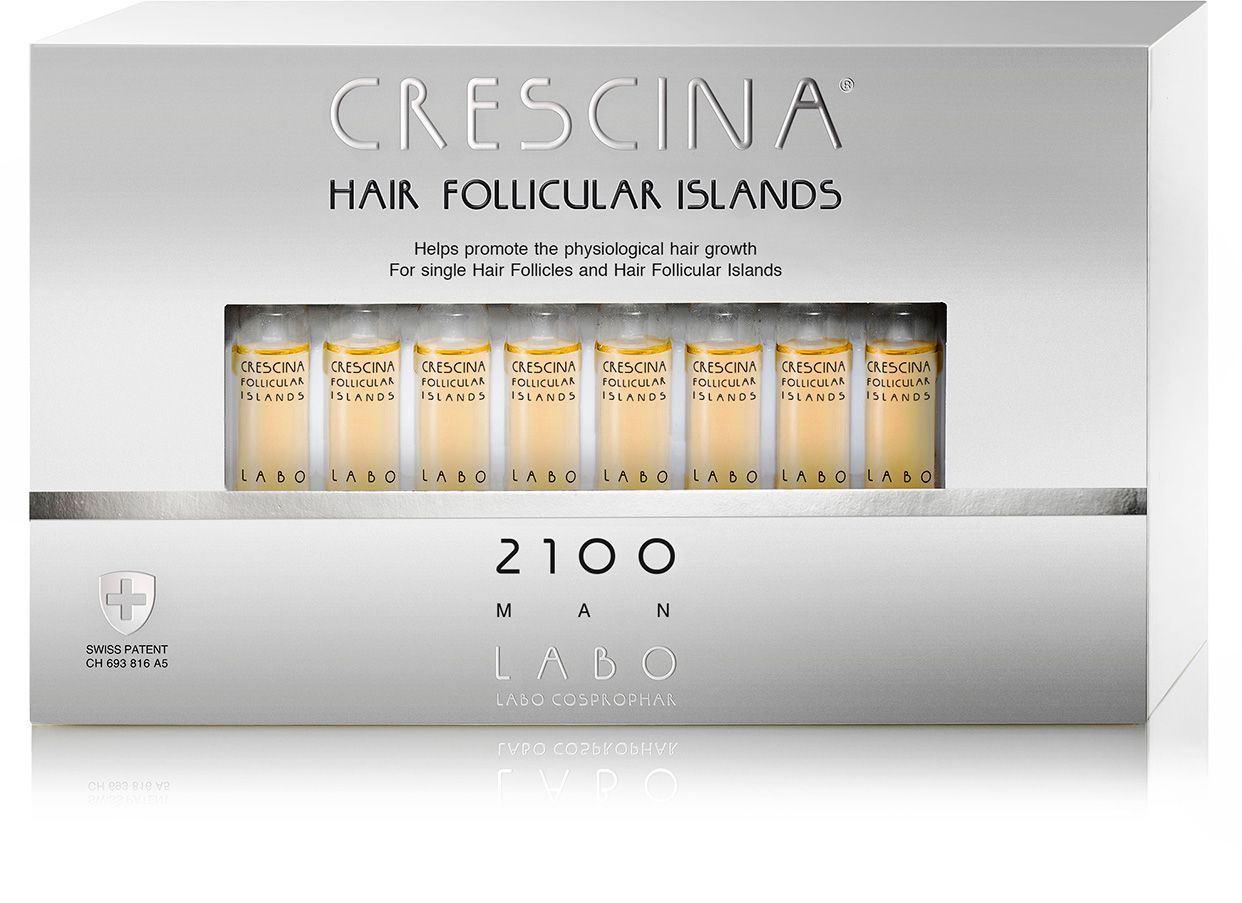 Лосьон для стимуляции роста волос для мужчин №10 Crescina Follicular Islands 2100