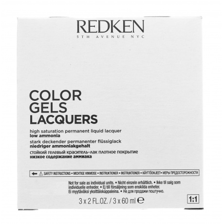 Краска для волос Redken Color Gels Lacquers  6N 3*60мл - фото 3