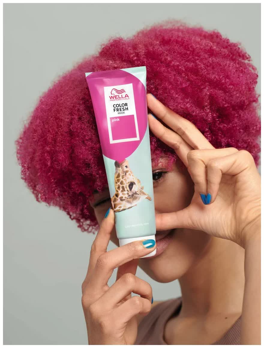 Оттеночная маска WELLA PROFESSIONAL Color Fresh Розовый  150 мл - фото 4