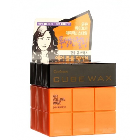 Воск для укладки волос Welcos Confume Cube Wax Air Volume Wave 80 г - фото 2