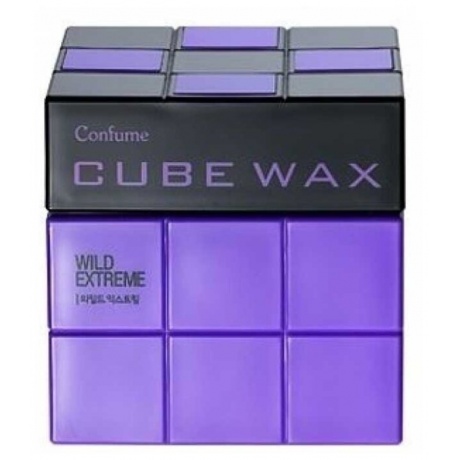 Воск для укладки волос Welcos Confume Cube Wax Wild Extreme 80 г - фото 1