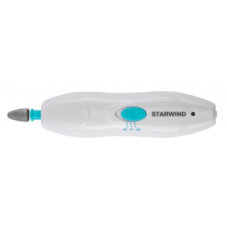 Маникюрно-педикюрный набор Starwind SMS 4050 насадок в компл.:10шт белый/синий - фото 2