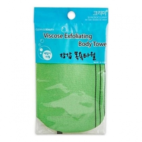 Мочалка-варежка для душа Viscose Exfoliating Body Towel 12см х 17см - фото 2