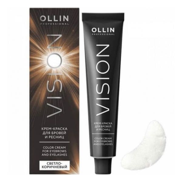 Крем-краска для бровей и ресниц Ollin Professional Vision (Светло-коричневый) 20мл